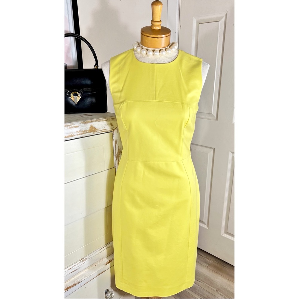 Gianni Versace Vintage Yellow Cocktail Dress